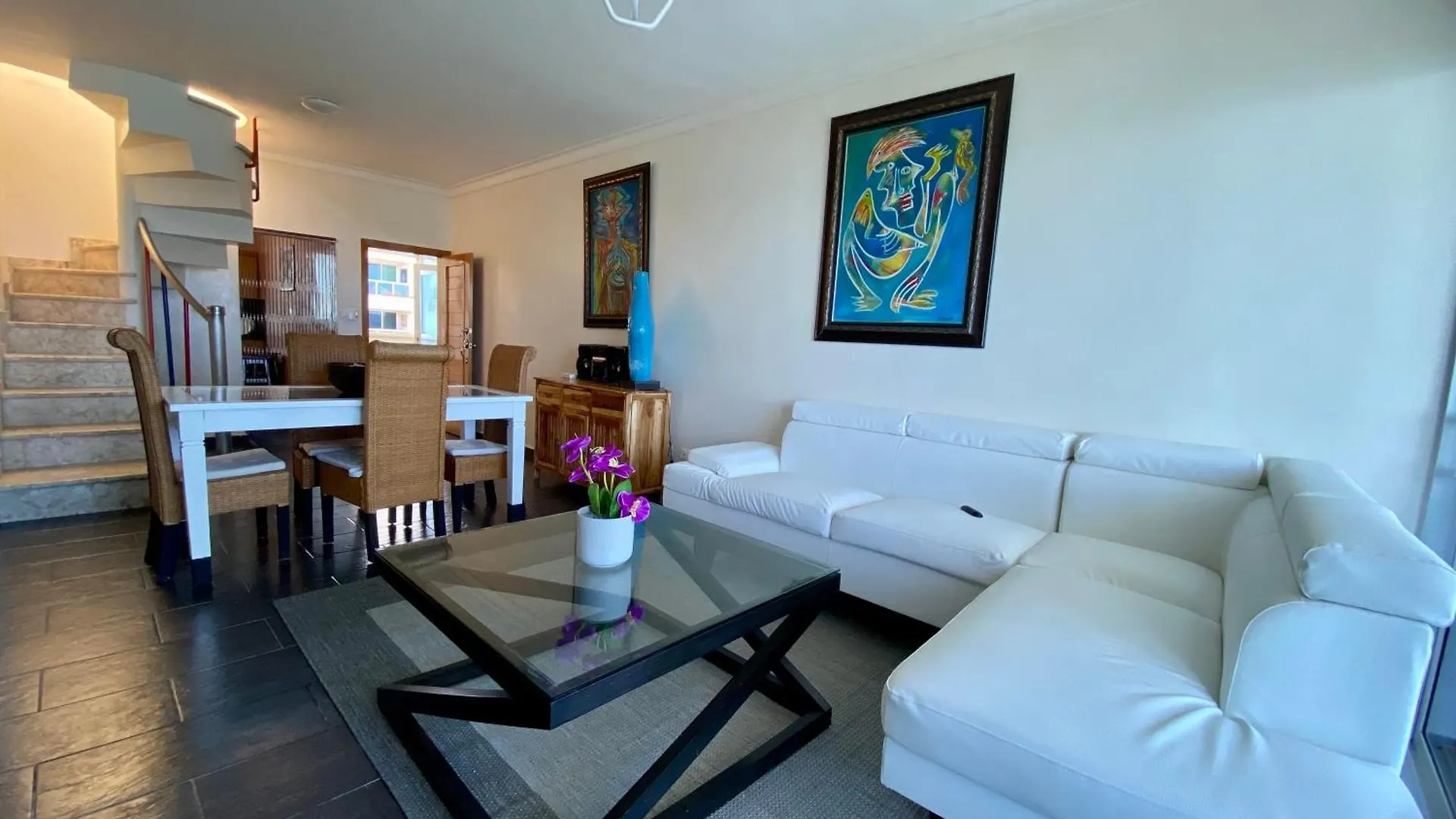 Beachfront Private Two Story Penthouse Airport Apartment Boca Chica