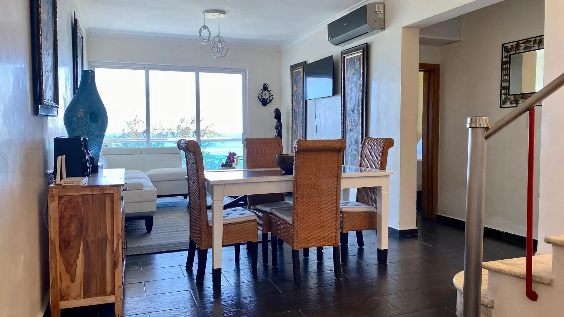 Beachfront Private Two Story Penthouse Airport Apartment Boca Chica 0*,  Dominican Republic