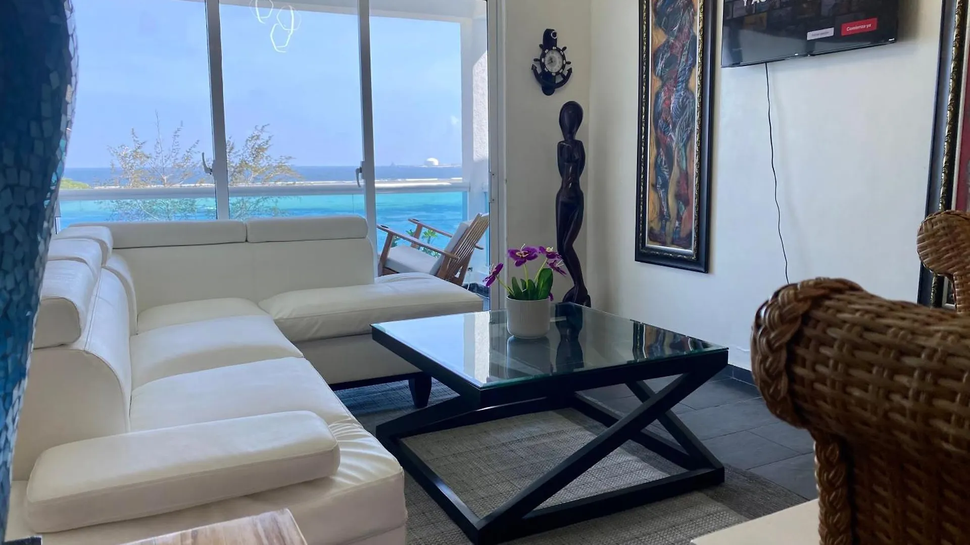 Beachfront Private Two Story Penthouse Airport Apartment Boca Chica